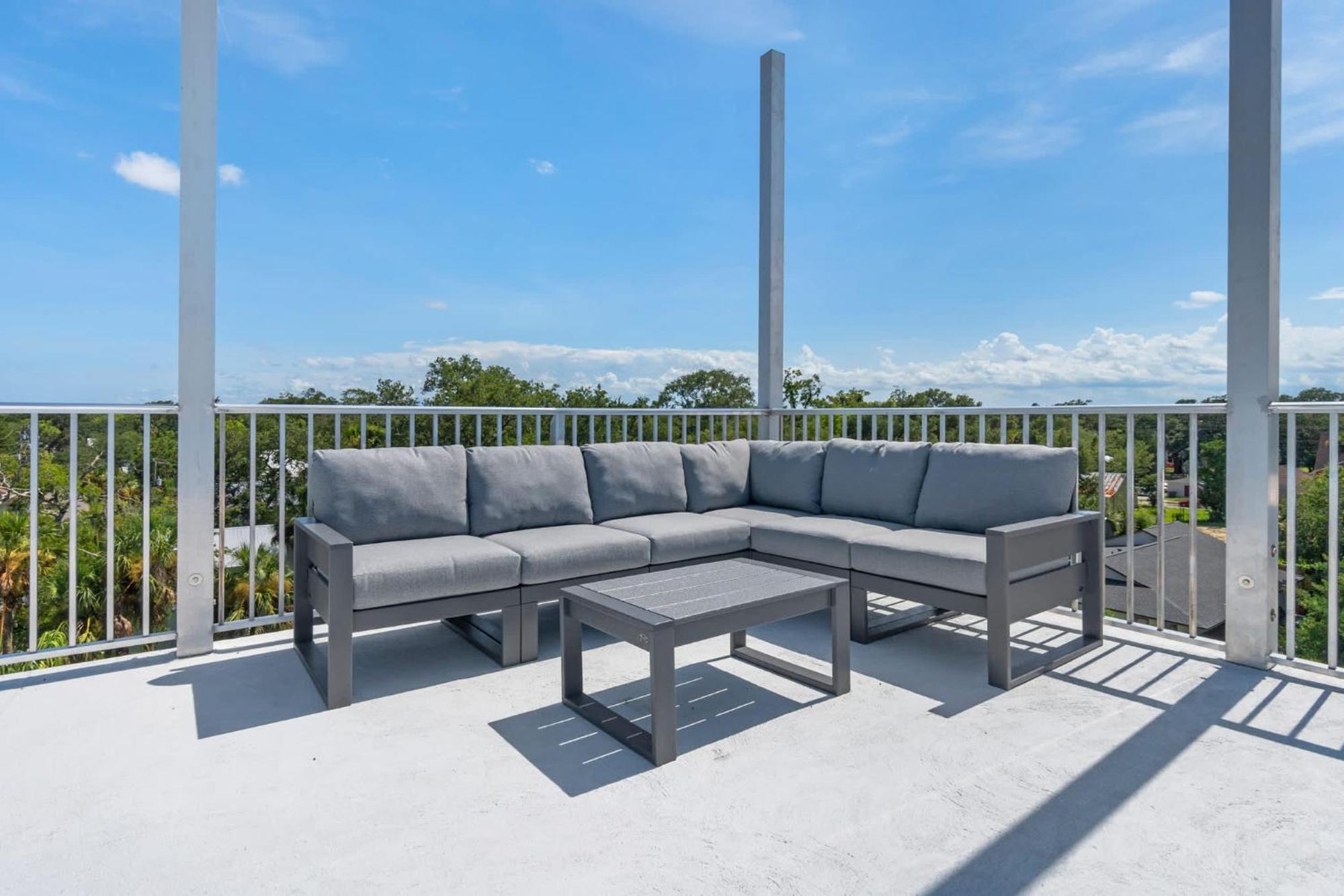 The Ray - Penthouse Suite - 360° Rooftop View St. Augustine Buitenkant foto